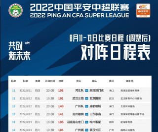 中超联赛赛程下载(中超联赛赛程下载软件)