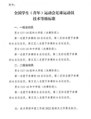 足球的级别(足球级别排名)