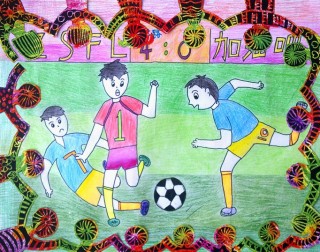 足球比赛卡通画(足球赛卡通画图片大全)