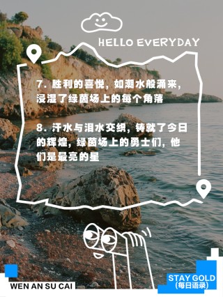 足球夺冠感言(足球夺冠感言句子)