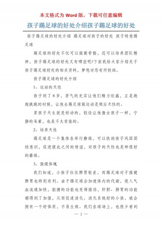 有关足球的资料(有关足球的资料英文版)