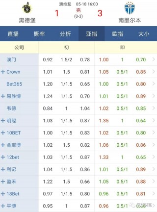 足球盘水点(什么是足球盘口水位)