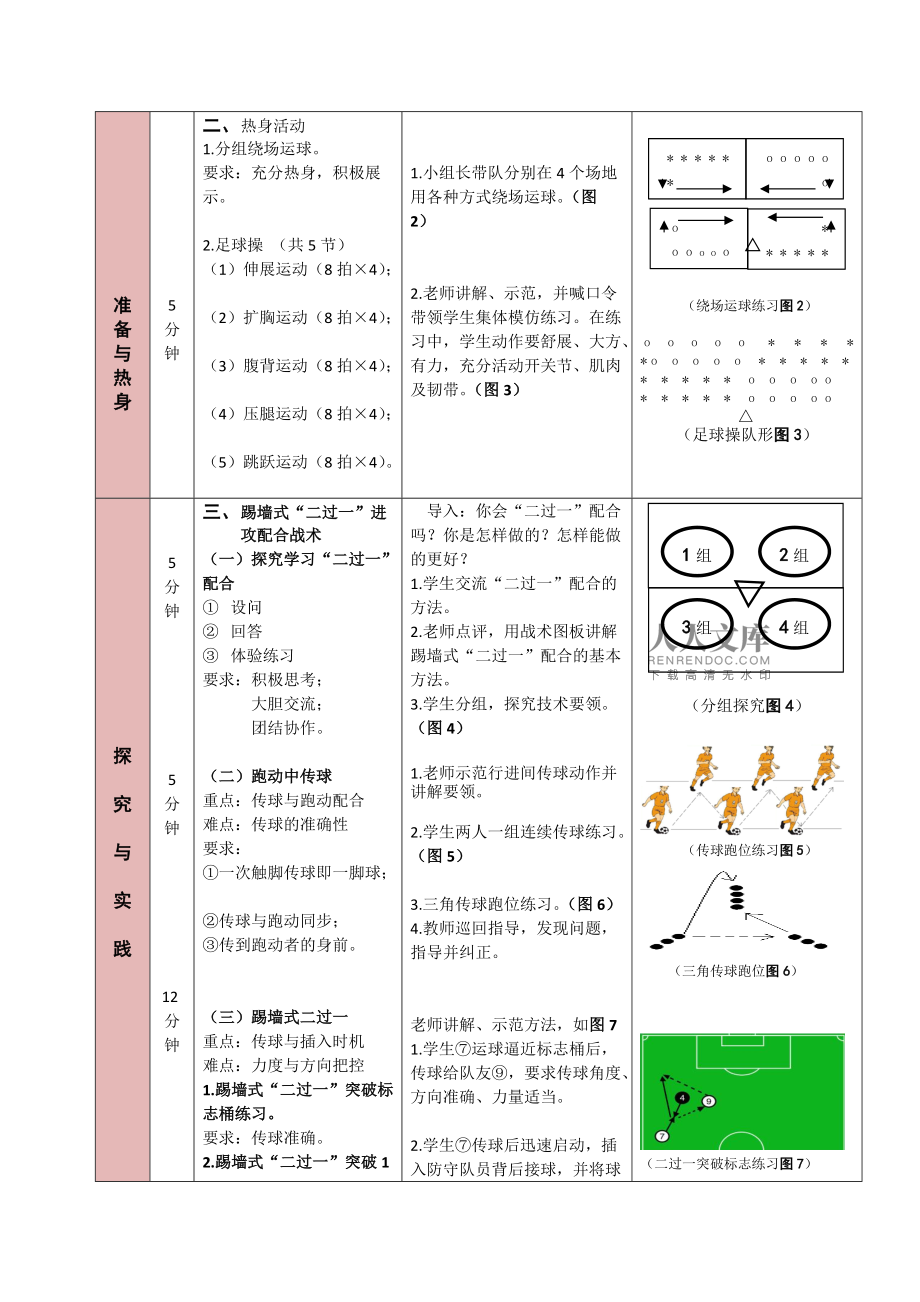 足球配合战术教学(足球配合战术教学反思)  第1张