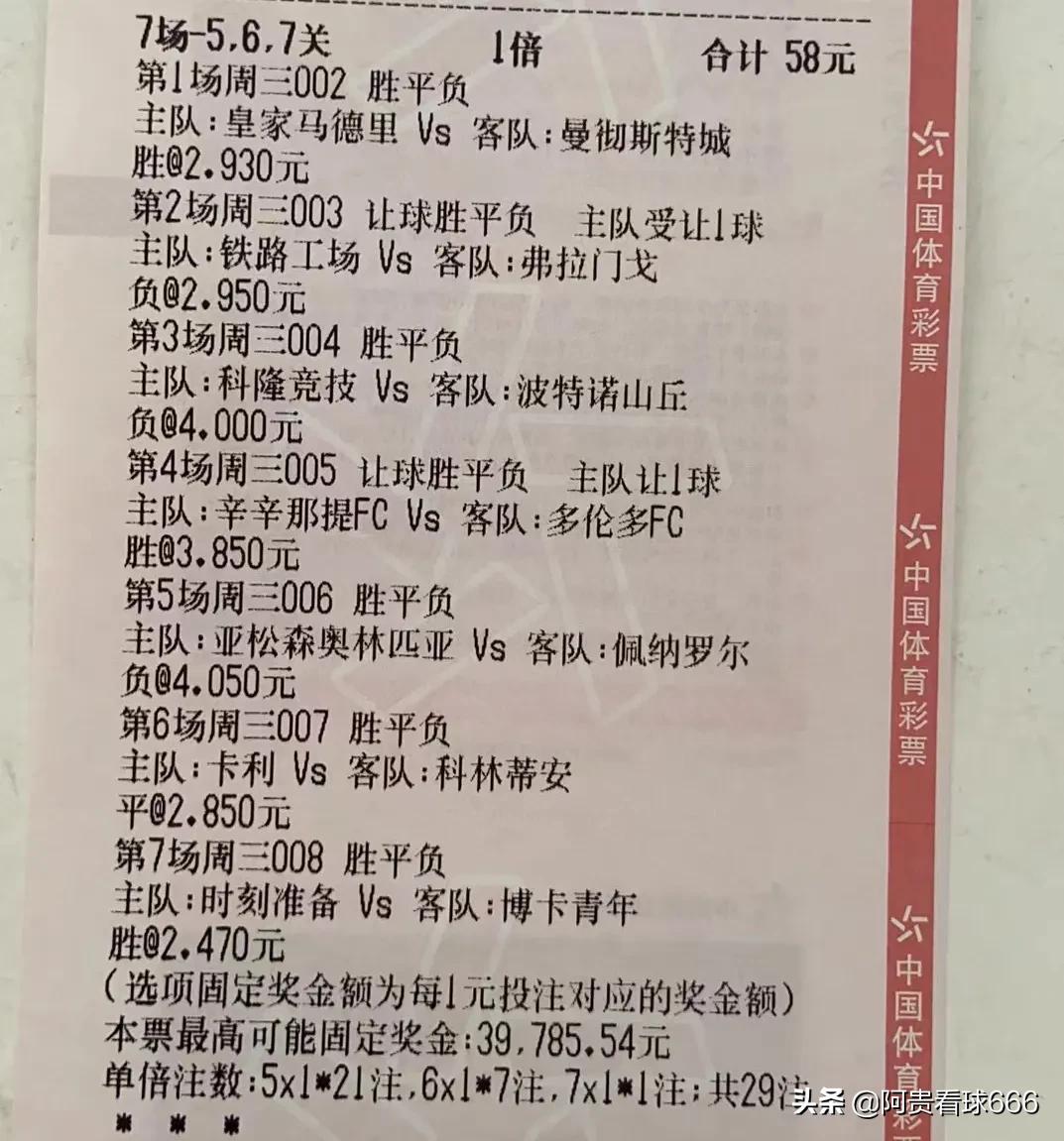竞彩足球7串8(竞彩足球7串1中几场有钱)  第1张